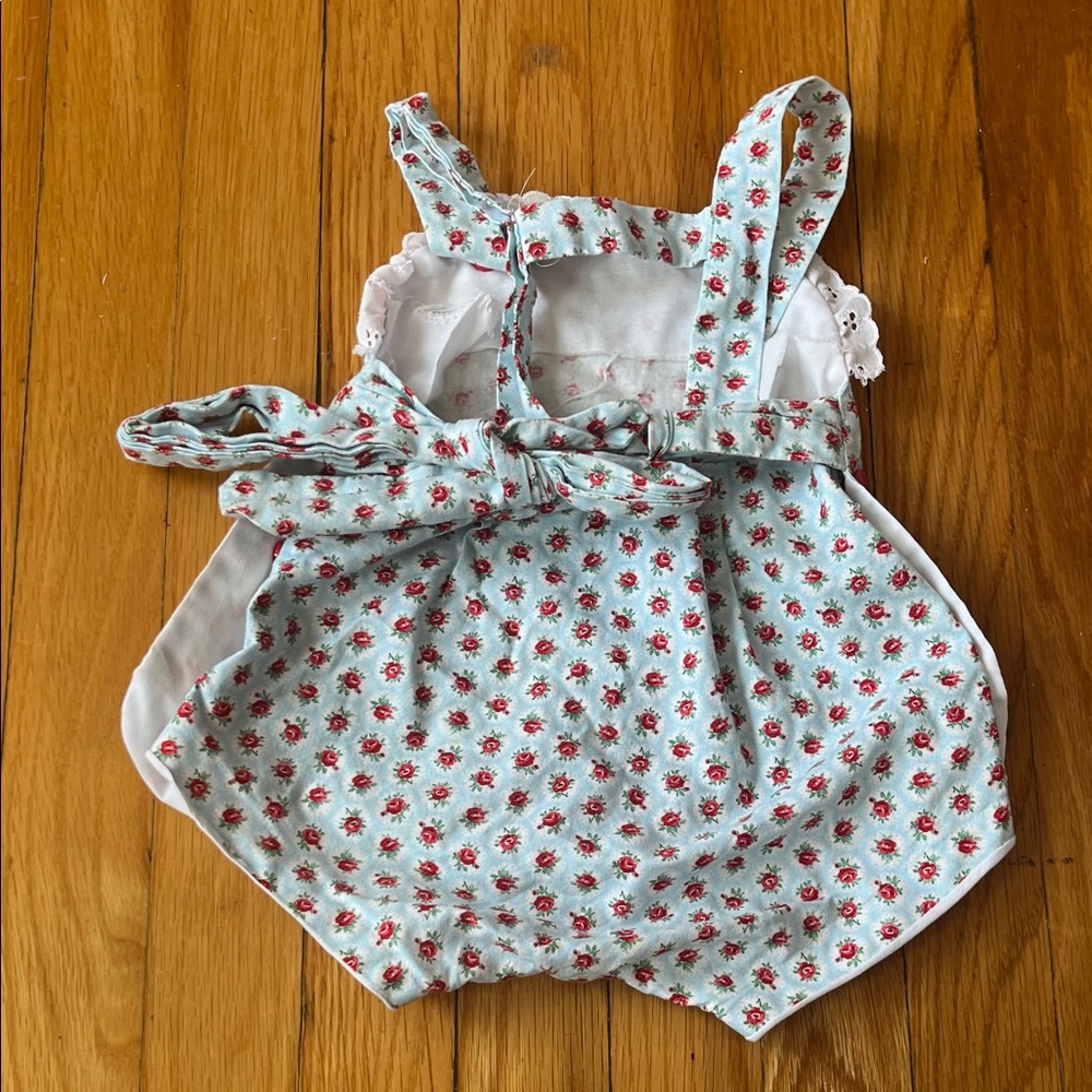 Floral Kids One Piece Bubble Romper - Picture 2 of 6